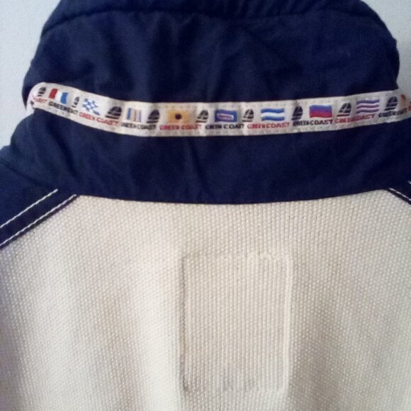 Green Coast Yachting Cotton Pullover Italy Size L - Picture 7 of 16